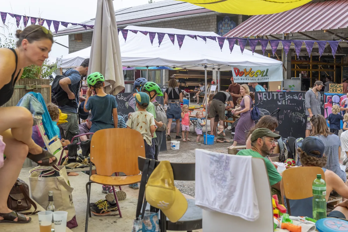 Das Konkret-Festival in Nänikon fand dieses Wochenende bereits zu 10. Mal statt.